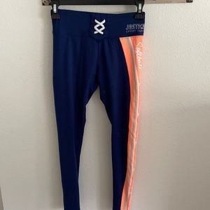 JUSTICE girls size 12 softball leggings.